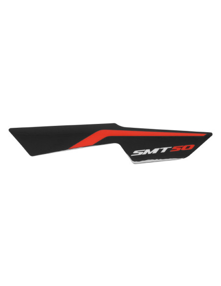 Autocollant / sticker / décor de tete de fourche droite origine Piaggio 50 Gilera SMT / RCR après 2018 Noir / Rouge