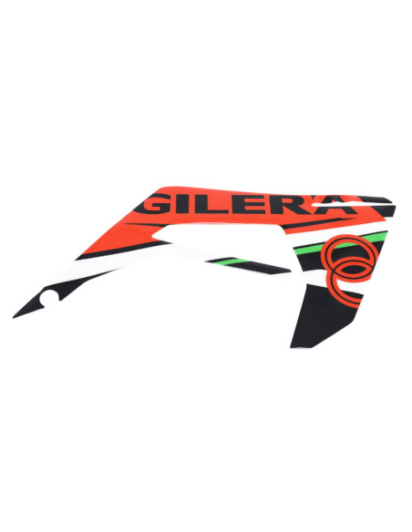 Autocollant / sticker / décor déflecteur droit origine Gilera 50 SMT / RCR après 2018