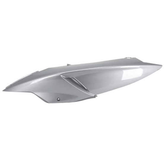 Carénage coque arrière gauche origine Piaggio 50 Typhoon après 2018 / Aprilia 50 SR Motard après 2018 Gris 700 / c
