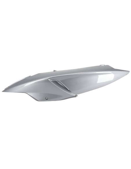 Carénage coque arrière gauche origine Piaggio 50 Typhoon après 2018 / Aprilia 50 SR Motard après 2018 Gris 700 / c