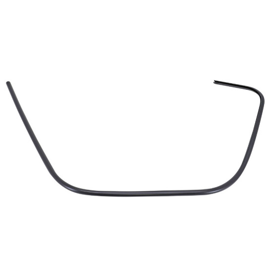 Bordure / jonc de tablier avant droit Noir brillant origine Piaggio 125 / 300 Vespa GTS 2018-2022