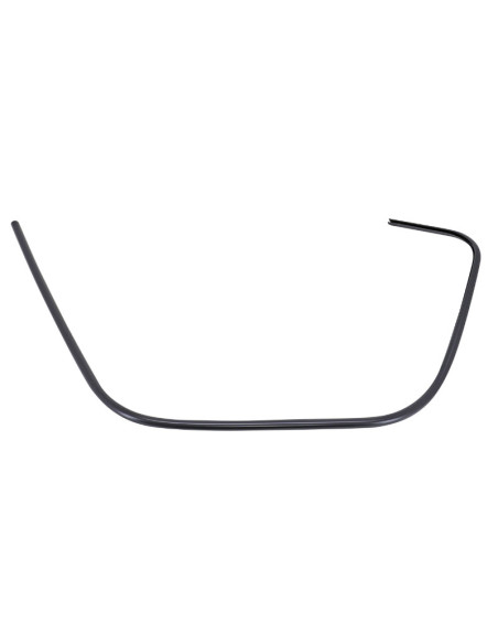 Bordure / jonc de tablier avant droit Noir brillant origine Piaggio 125 / 300 Vespa GTS 2018-2022