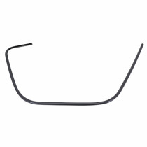 Bordure / jonc de tablier avant gauche Noir brillant origine Piaggio 125 / 300 Vespa GTS 2018-2022