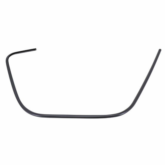 Bordure / jonc de tablier avant gauche Noir brillant origine Piaggio 125 / 300 Vespa GTS 2018-2022