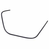 Bordure / jonc de tablier avant gauche Noir mat origine Piaggio 125 / 300 Vespa GTS 2018-2022
