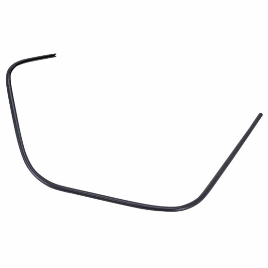 Bordure / jonc de tablier avant gauche Noir mat origine Piaggio 125 / 300 Vespa GTS 2018-2022