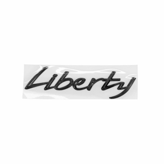 Autocollant / sticker / décor Liberty Noir origine Piaggio 50 / 125 Liberty I-Get après 2015