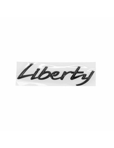 Autocollant / sticker / décor Liberty Noir origine Piaggio 50 / 125 Liberty I-Get après 2015