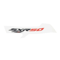Autocollant / sticker / décor aile arrière gauche origine Piaggio 50 SXR Aprilia 2021-2023 version standard