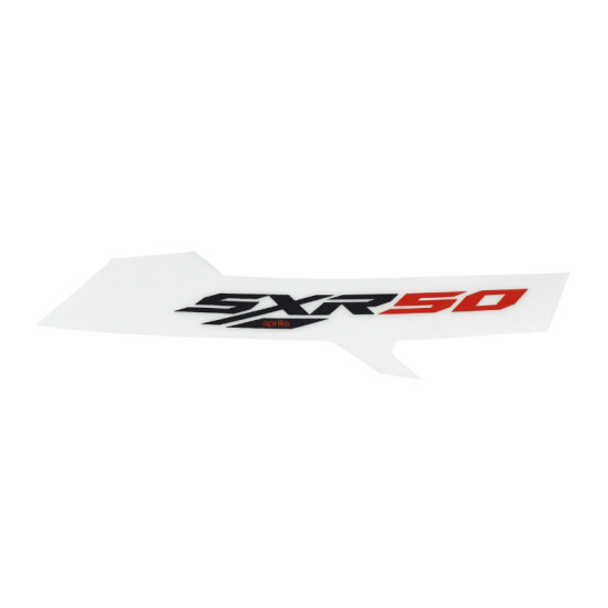 Autocollant / sticker / décor aile arrière droite origine Piaggio 50 SXR Aprilia 2021-2023 version standard