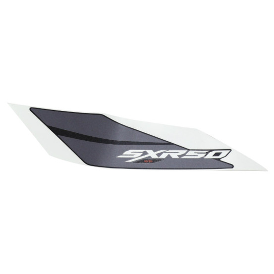 Autocollant / sticker / décor flanc arrière droit origine Piaggio 50 SXR 2021-2023