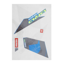 Autocollant / sticker / kit décors origine Derbi 50 Senda SM Pro DRD Bleu 2005-2011