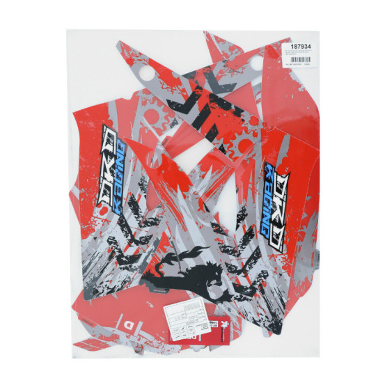 Autocollant / sticker / kit décors origine Derbi 50 Senda DRD 2011-2013 Rouge