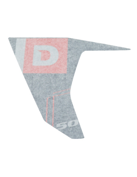 Autocollant / sticker / décor convoyeur gauche origine Derbi 50 Senda SM limited après 2018