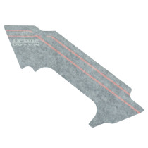 Autocollant / sticker / décor protection fourche droit origine Derbi 50 SM limited après 2018