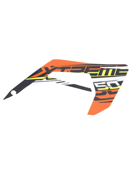 Autocollant / sticker / décor carenage / déflecteur réservoir droit origine Derbi 50 Senda X-Treme 2018-2022