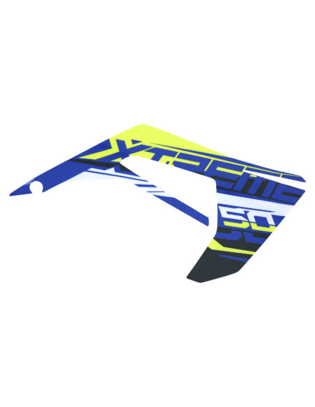 Autocollant / sticker / décor carenage / déflecteur réservoir droit origine Derbi 50 Senda X-Treme 2018-2022