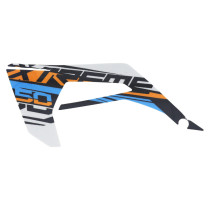 Autocollant / sticker / décor carenage / déflecteur réservoir gauche origine Derbi 50 Senda X-Treme 2018-2022