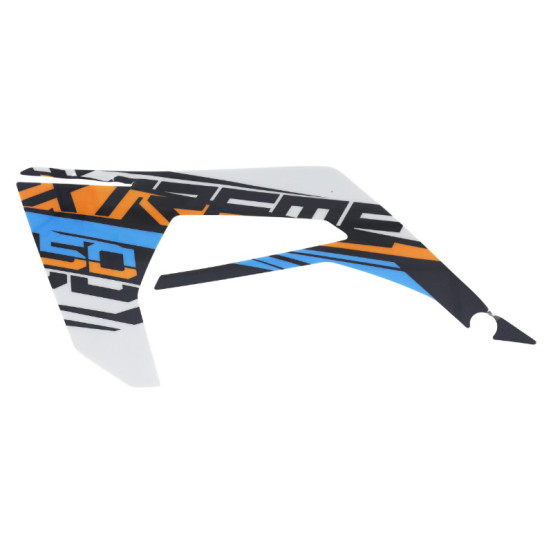 Autocollant / sticker / décor carenage / déflecteur réservoir gauche origine Derbi 50 Senda X-Treme 2018-2022