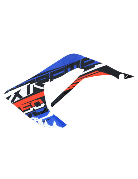 Autocollant / sticker / décor carenage / déflecteur réservoir gauche origine Derbi 50 Senda X-Treme 2018-2022