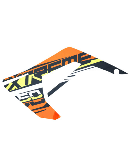 Autocollant / sticker / décor carenage / déflecteur réservoir gauche origine Derbi 50 Senda X-Treme 2018-2022