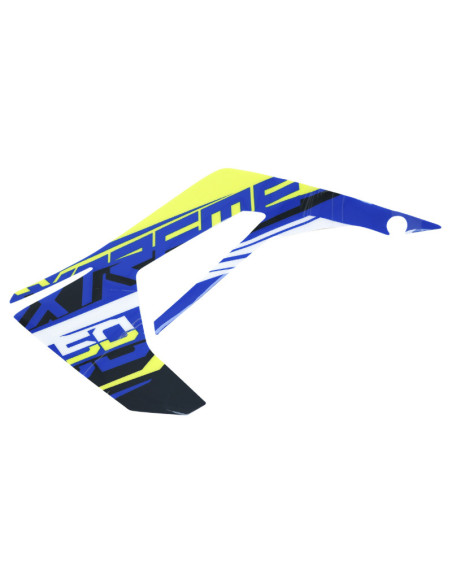 Autocollant / sticker / décor carenage / déflecteur réservoir gauche origine Derbi 50 Senda X-Treme 2018-2022