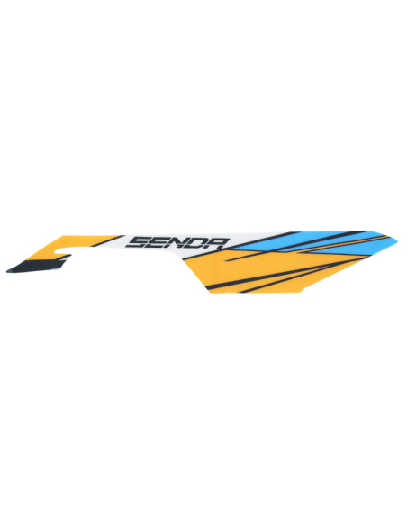 Autocollant / sticker / décor carenage sous selle droit origine Derbi 50 Senda X-Treme 2018-2022