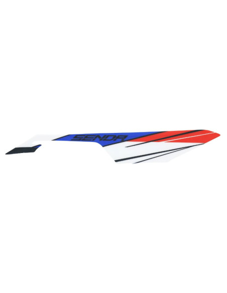Autocollant / sticker / décor carenage sous selle droit origine Derbi 50 Senda X-Treme 2018-2022