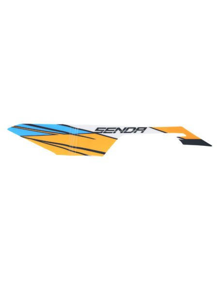 Autocollant / sticker / décor carenage sous selle gauche origine Derbi 50 Senda X-Treme 2018-2022