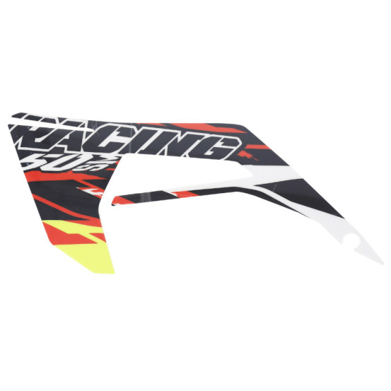 Autocollant / sticker / décor convoyeur gauche Racing origine Derbi 50 Senda SM Racing après 2018