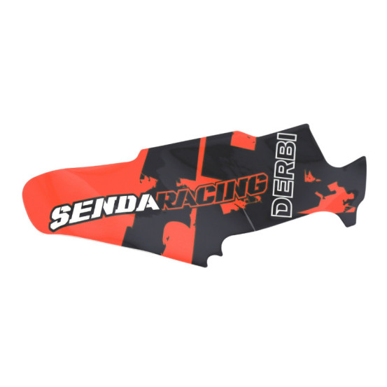 Autocollant / sticker / décor protection de fourche droit origine Derbi 50 Senda SM Racing après 2018