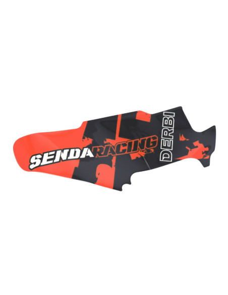 Autocollant / sticker / décor protection de fourche droit origine Derbi 50 Senda SM Racing après 2018