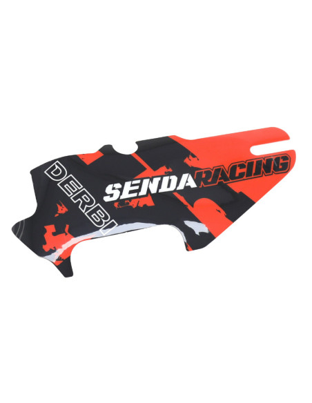 Autocollant / sticker / décor protection de fourche gauche origine Derbi 50 Senda SM Racing après 2018