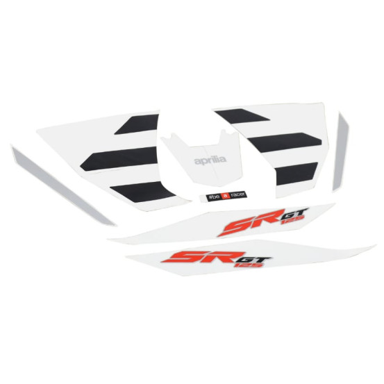 Autocollant / sticker / kit décors origine Aprilia 125 SR GT compact urban Noir après 2021
