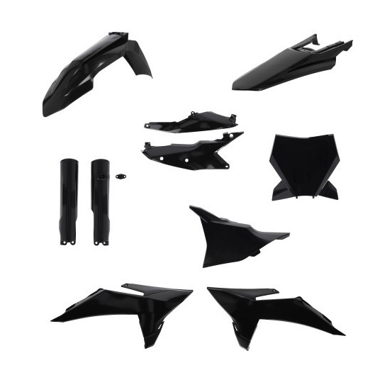 Kit plastiques complet - Noir - ACERBIS KTM SX SX-F 2025