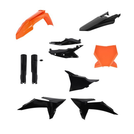 Kit plastiques complet - Noir Orange - ACERBIS KTM SX SX-F 2025