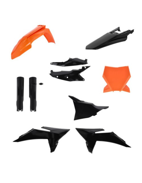 Kit plastiques complet - Noir Orange - ACERBIS KTM SX SX-F 2025