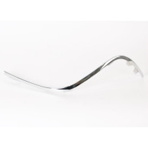 Bordure / jonc de tablier avant droit chrome origine Piaggio 125 / 250 / 300 Vespa GTS après 2022