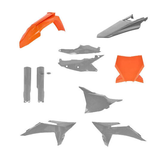 Kit plastiques complet - Orange Gris - ACERBIS KTM SX SX-F 2025
