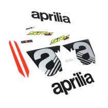 Autocollant / sticker / kit décors origine Aprilia 125 SR GT compact sport jaune après 2021