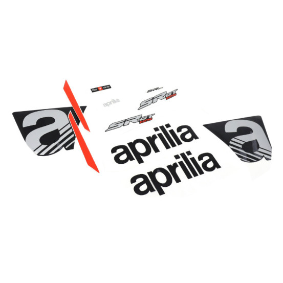 Autocollant / sticker / kit décors origine Aprilia 125 SR GT compact sport Gris après 2021