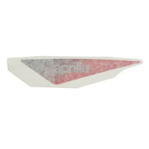 Autocollant / sticker / décor face avant droit origine Piaggio Aprilia 50 SR Motard (vehicule Gris-Blanc ou orange)