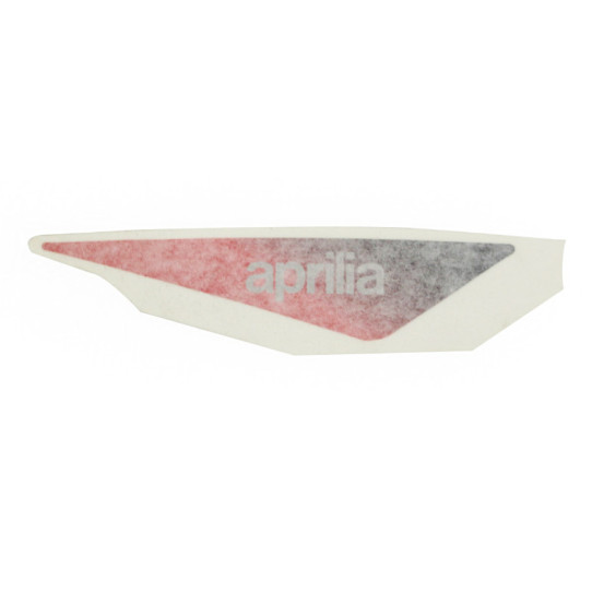 Autocollant / sticker / décor face avant gauche origine Piaggio Aprilia 50 SR Motard (vehicule Gris-Blanc ou orange)