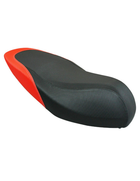 Selle origine Piaggio Aprilia 50 SR Motard après 2011 Noire et Rouge