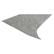 Autocollant / sticker / décor de face avant gauche origine Piaggio Aprilia 50 SR Motard après 2011 vehicule Gris ou Blanc