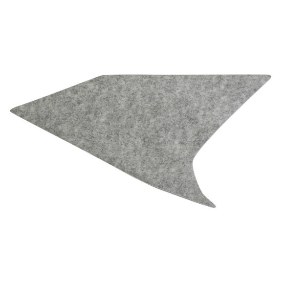 Autocollant / sticker / décor de face avant gauche origine Piaggio Aprilia 50 SR Motard après 2011 vehicule Gris ou Blanc