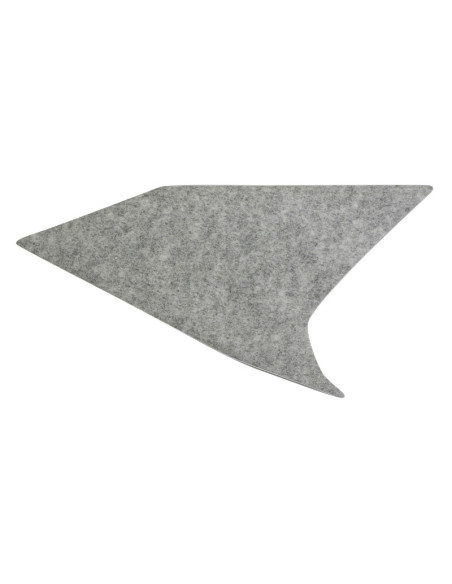Autocollant / sticker / décor de face avant gauche origine Piaggio Aprilia 50 SR Motard après 2011 vehicule Gris ou Blanc