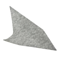 Autocollant / sticker / décor de face avant droit vehicule Gris ou Blanc origine Piaggio Aprilia 50 SR Motard après 2011