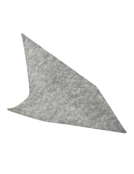 Autocollant / sticker / décor de face avant droit vehicule Gris ou Blanc origine Piaggio Aprilia 50 SR Motard après 2011