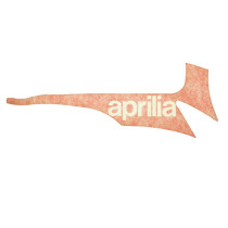 Autocollant / sticker / décor de spoiler droit origine Piaggio Aprilia 50 SR Motard après 2011